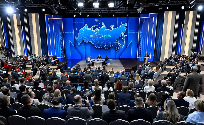 Ông Putin đối thoại trực tiếp với người dân Nga trong chương trình Tổng kết năm - Ảnh 1.
