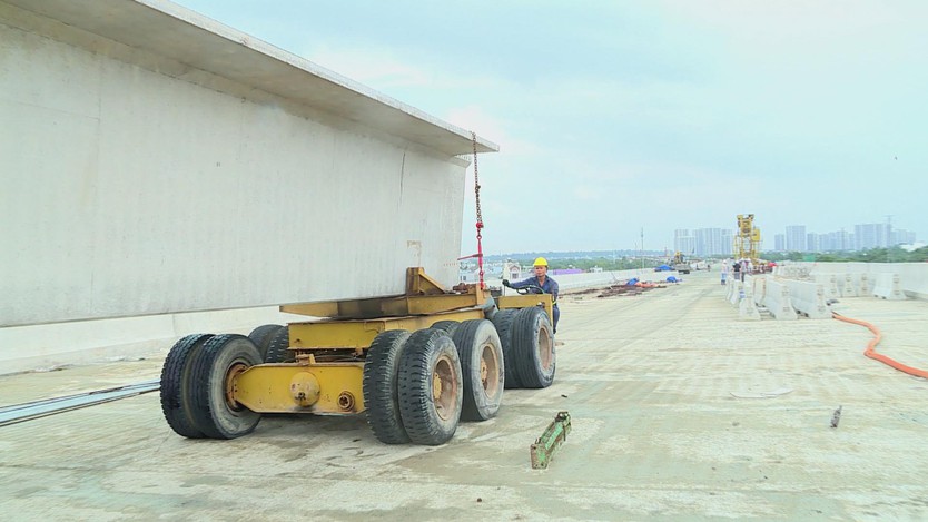 Thông xe kỹ thuật 14,7 km cầu cạn Vành đai 3 TP. Hồ Chí Minh đoạn phía Đông - Ảnh 3.