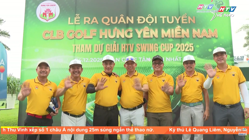 CLB Hưng Yên ra quân HTV SWING CUP 2025 - Ảnh 1.