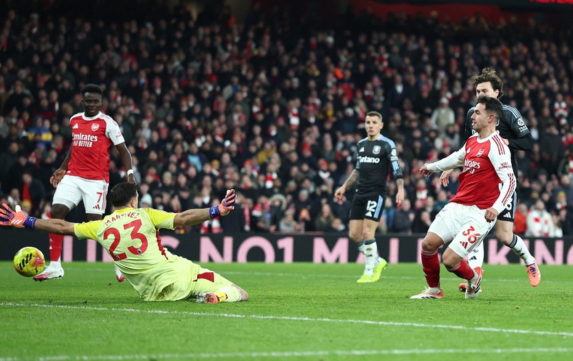 Arsenal có bàn thắng gây tranh cãi nhờ bài phạt góc - Ảnh 3.