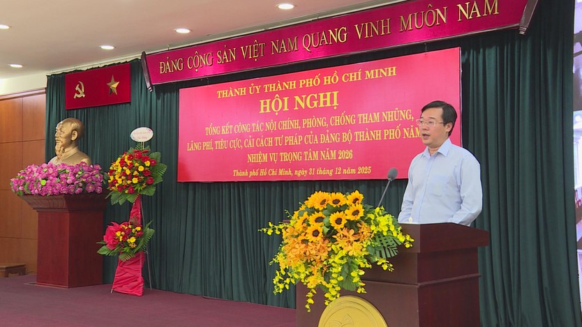 Thành ủy Thành phố Hồ Chí Minh tổng kết công tác nội chính, phòng chống tham nhũng năm 2025 - Ảnh 3.