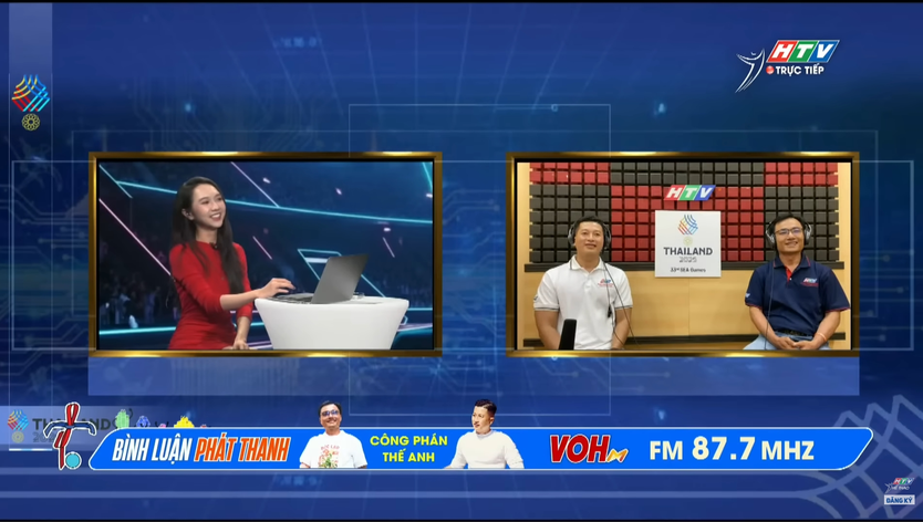 Bình luận Phát thanh tại SEA Games 33: Góc tiếp cận mới cho khán giả HTV- Ảnh 2.