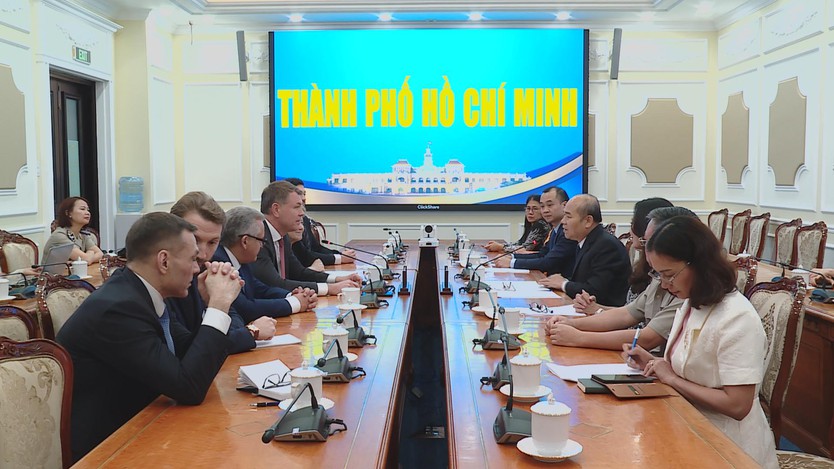 Lãnh đạo TP. Hồ Chí Minh tiếp Giám đốc Cơ quan thi hành án Liên bang (Liên Bang Nga) - Ảnh 1.
