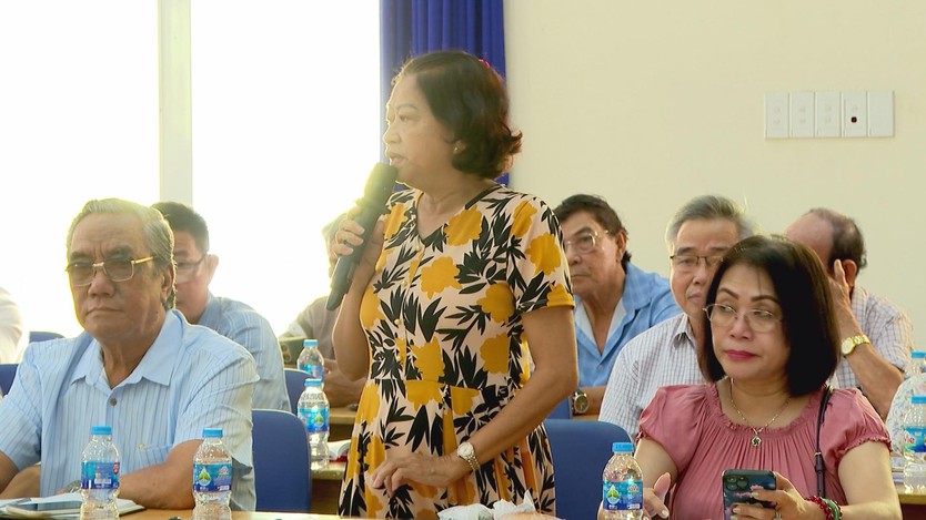 Lãnh đạo phường Bình Trưng đối thoại với cán bộ Mặt trận, đoàn viên, hội viên và Nhân dân - Ảnh 4.
