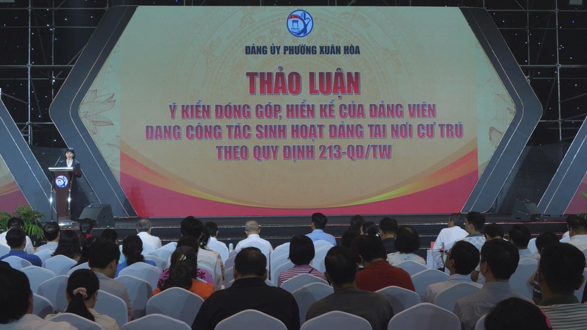 Tăng cường nêu gương, gắn bó và hiến kế trong xây dựng phường Xuân Hòa kiểu mẫu - Ảnh 1.
