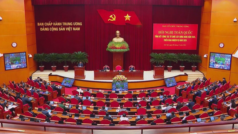 Hội nghị tổng kết về công tác tổ chức xây dựng Đảng: Định hướng nhiệm vụ năm 2026 - Ảnh 1.