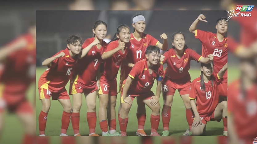 U19 nữ Việt Nam thể hiện sức mạnh ấn tượng tại giải U19 nữ Đông Nam Á 2025 - Ảnh 3.