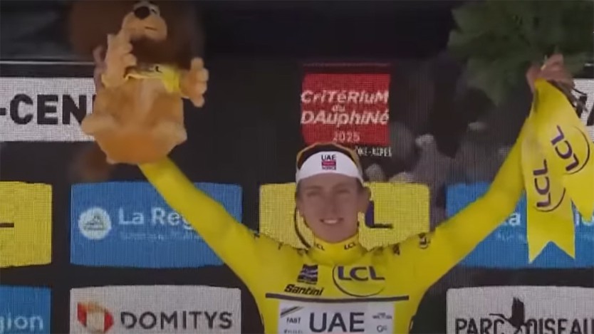 Pogacar lần đầu tiên vô địch Critérium du Dauphiné - Ảnh 1.