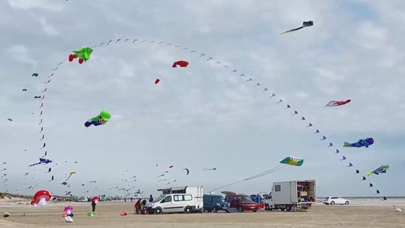 Đan Mạch khai mạc lễ hội diều quốc tế Fano - Ảnh 1.