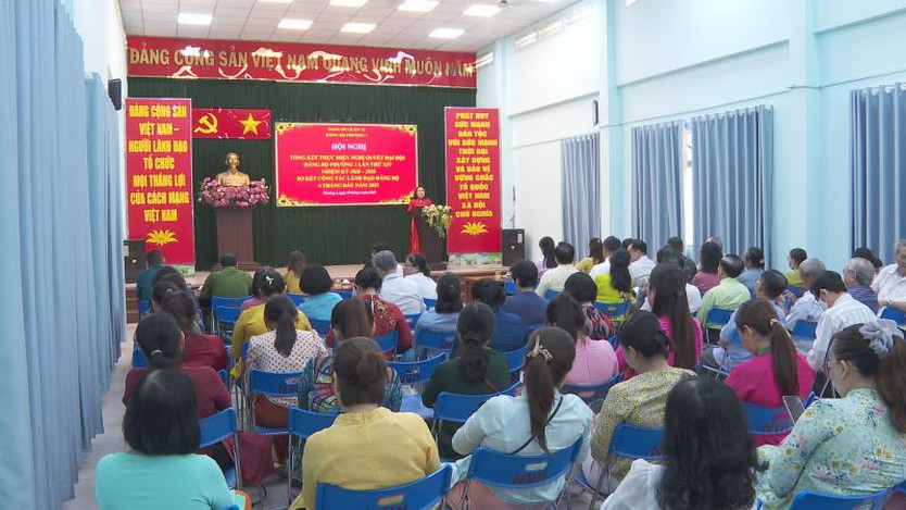 Quận 10: Hội nghị tổng kết thực hiện Nghị quyết Đại hội Đảng bộ Phường 1 nhiệm kỳ 2020-2025- Ảnh 1.