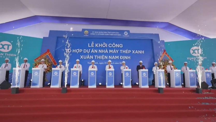 Khởi công Tổ hợp Nhà máy Thép Xanh Xuân Thiện Nam Định – Dự án trọng điểm lớn nhất tỉnh từ trước đến nay - Ảnh 4.