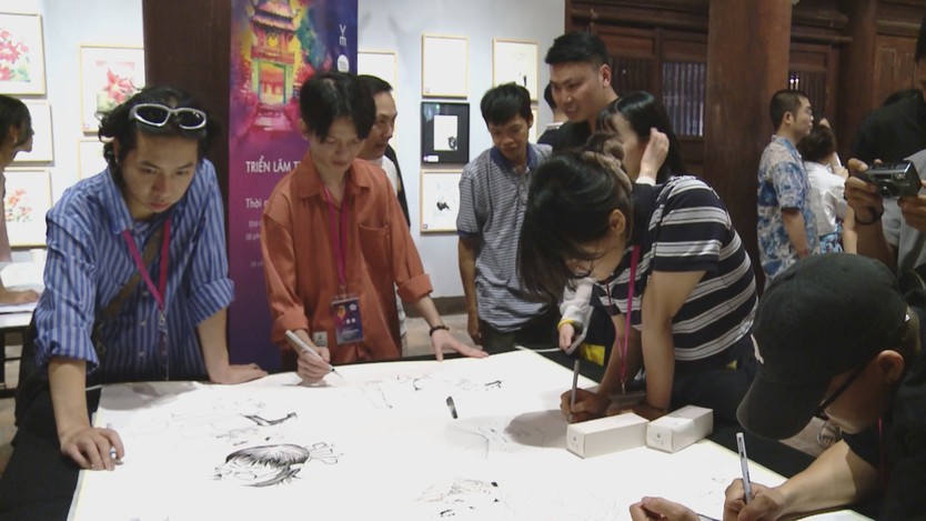 Không gian nghệ thuật tiếp sức sĩ tử mùa thi- Ảnh 4.