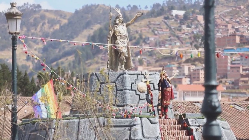 Long trọng Lễ hội thần Mặt trời ở Peru - Ảnh 1.