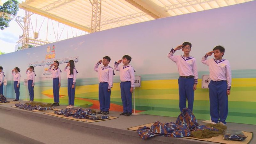 80 hội viên, thiếu nhi khép lại Học kỳ quân đội năm 2025 - Ảnh 3.