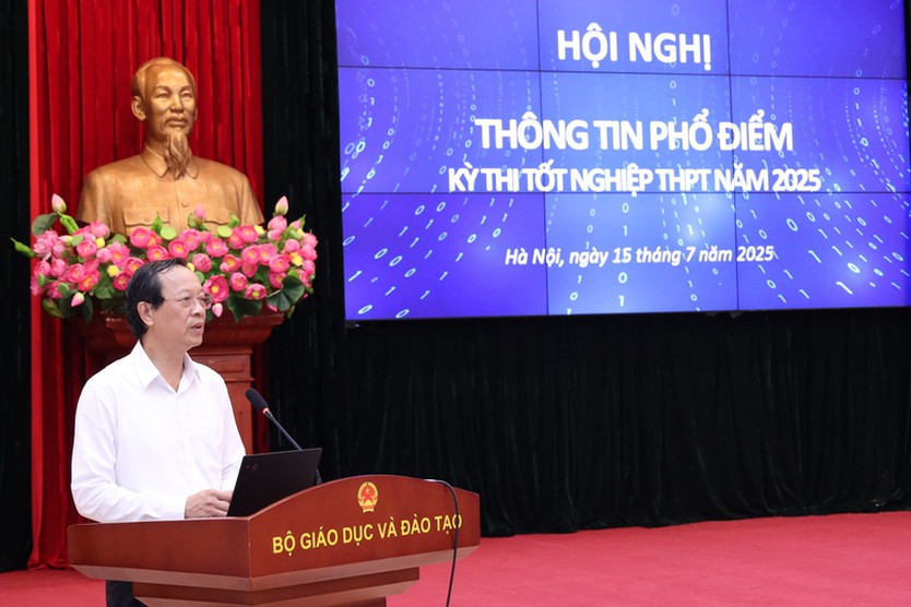 Công bố phổ điểm thi tốt nghiệp THPT 2025- Ảnh 1.