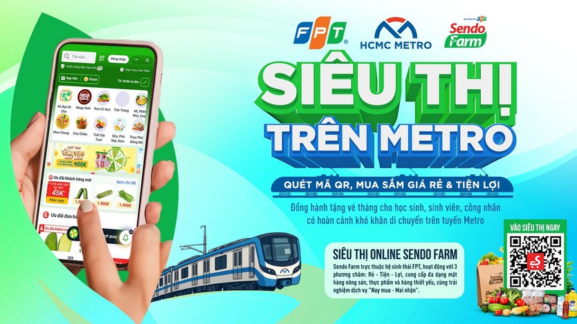 Đi siêu thị online ngay cả khi đang đi Metro- Ảnh 2.