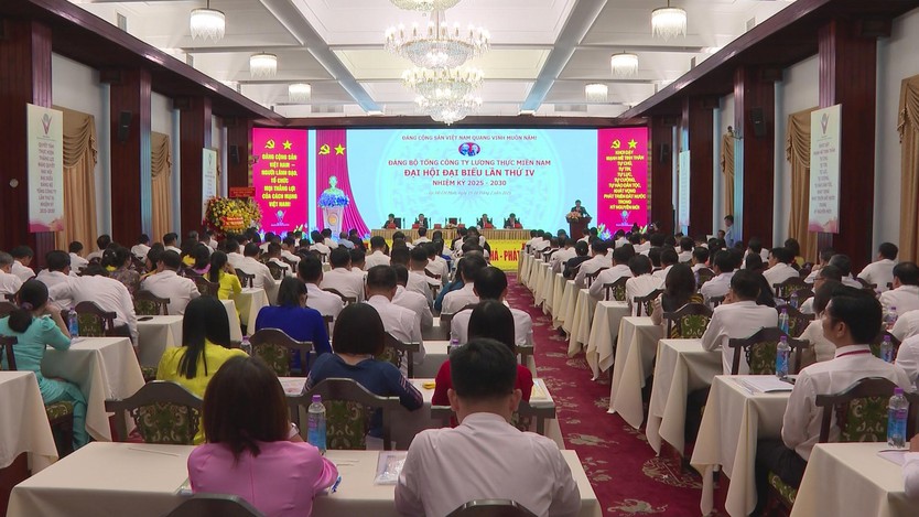 Đảng bộ Tổng công ty Lương thực miền Nam Tổ chức Đại hội lần thứ IV, nhiệm kỳ 2025 - 2030 - Ảnh 1.