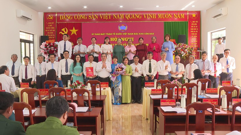 Ủy ban MTTQ Việt Nam Đặc khu Côn Đảo tổ chức thành công Hội nghị lần thứ nhất - Ảnh 1.