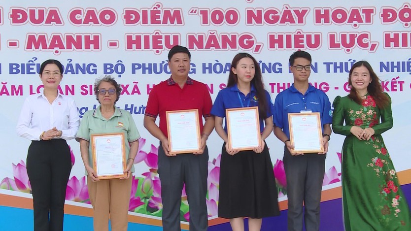 Hòa Hưng phát động "100 ngày tinh gọn": Chào mừng Đại hội Đảng   - Ảnh 2.
