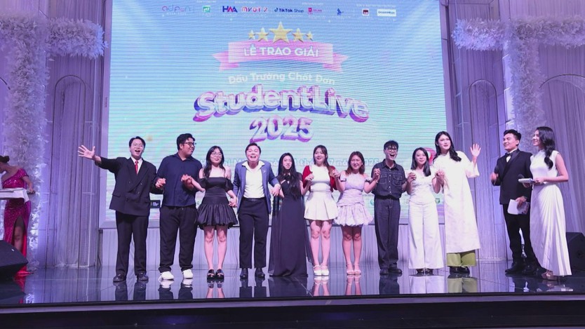 Trao giải cuộc thi “Đấu trường chốt đơn – StudentLive 2025” trong khuôn khổ tuần lễ quảng cáo và giải trí Việt Nam - Ảnh 3.