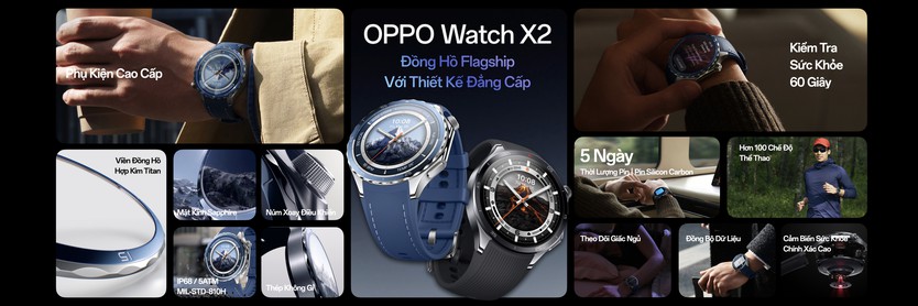 OPPO ra mắt Watch X2 và Watch X2 Mini: Định hình chuẩn mực mới cho đồng hồ thông minh cao cấp - Ảnh 3.