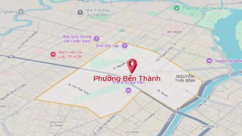 Phường Bến Thành tổ chức lễ chào cờ đầu tiên sau sáp nhập - Ảnh 3.