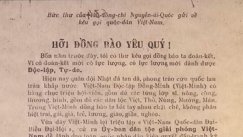 Lời hiệu triệu toàn dân trong mùa thu lịch sử - Ảnh 1.