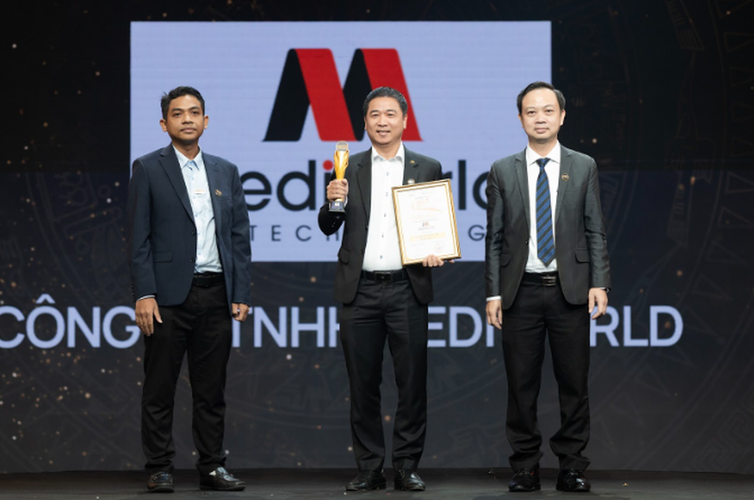  Mediworld nhận giải Dấu Ấn Thương hiệu Việt Đổi mới Sáng tạo tại Made By Vietnam Day 2025. - Ảnh 1.