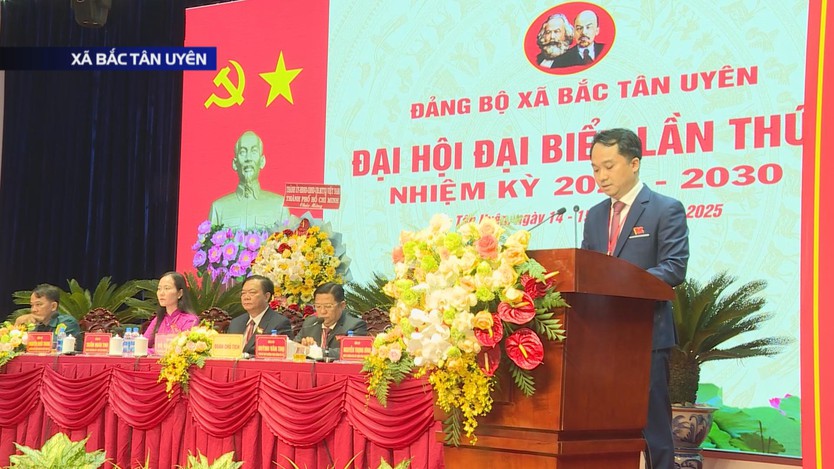 Đại hội đại biểu Đảng bộ xã Bắc Tân Uyên, TP.HCM - Ảnh 1.