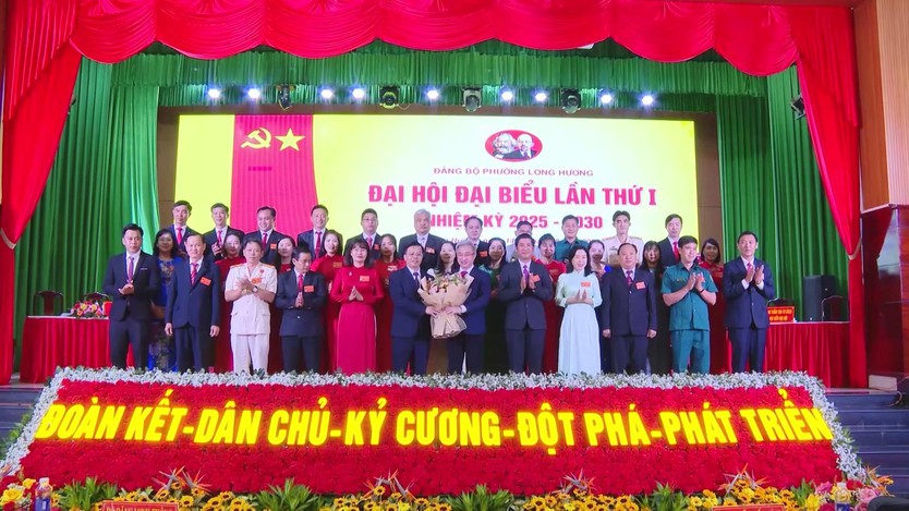 Đại hội Đảng bộ phường Long Hương đề ra 28 chỉ tiêu phấn đấu trên các lĩnh vực - Ảnh 2.
