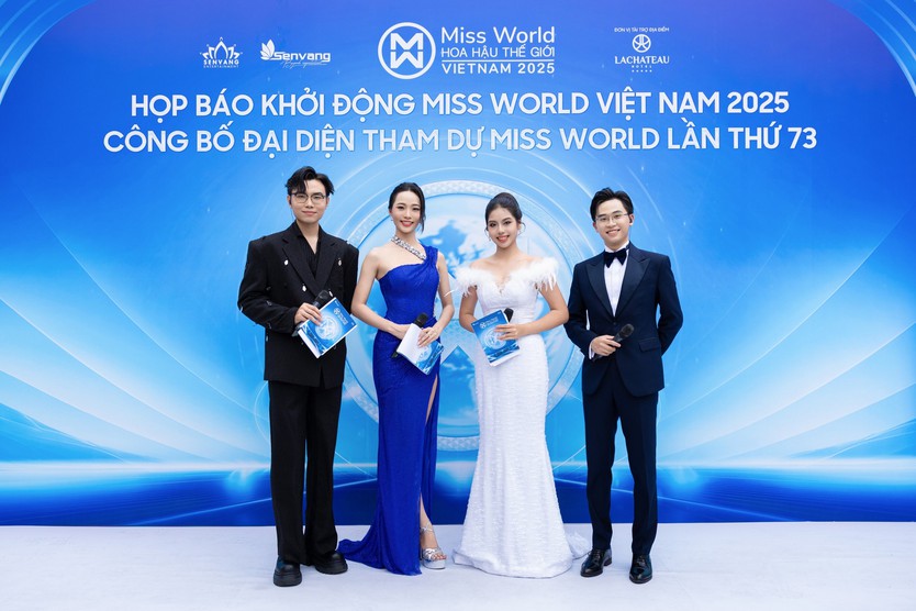 CHÀNG TRAI 1M85 ẤN TƯỢNG TRÊN THẢM ĐỎ MISS WORLD VIETNAM 2025 - Ảnh 4.