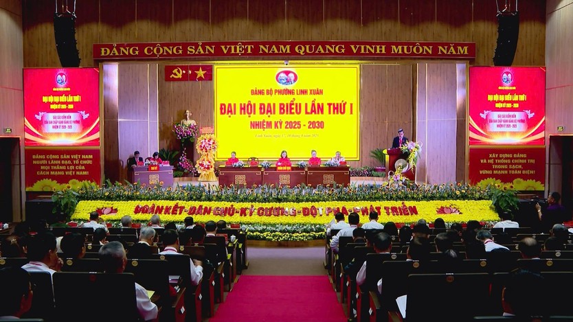 Đại hội đại biểu Đảng bộ phường Linh Xuân, TP.HCM lần thứ I, nhiệm kỳ 2025 - 2030 - Ảnh 3.