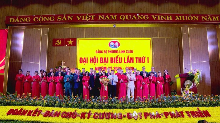 Đại hội đại biểu Đảng bộ phường Linh Xuân, TP.HCM lần thứ I, nhiệm kỳ 2025 - 2030 - Ảnh 4.