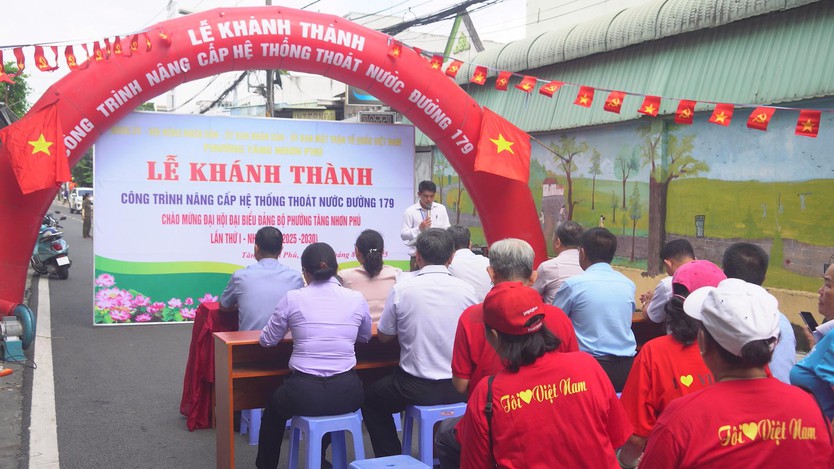 Phường Tăng Nhơn Phú khởi công và khánh thành các công trình giao thông chào mừng Đại hội đại biểu Đảng bộ phường lần thứ Nhất, nhiệm kỳ 2025 - 2030 - Ảnh 4.