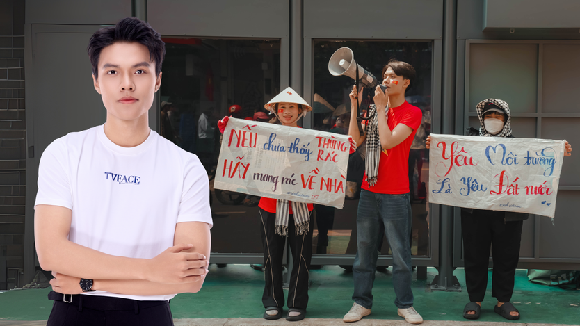 Từ bãi rác đến ánh đèn sân khấu: hành trình xanh của MC Gen Z Minh Khoa - Ảnh 1.