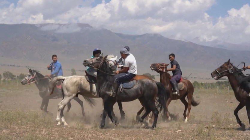 Lễ hội ngựa và chim săn mồi thường niên ở Kyrgyzstan - Ảnh 2.