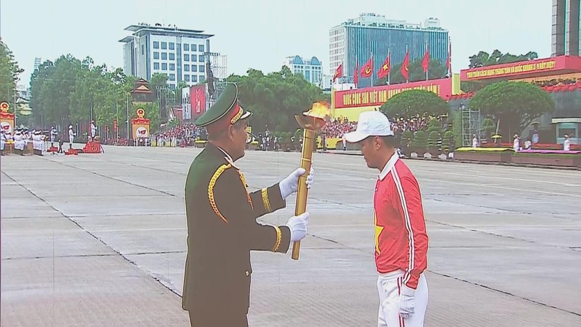 Tổng duyệt chương trình diễu binh, diễu hành kỷ niệm 80 năm Quốc khánh 2/9 tại Quảng trường Ba Đình- Ảnh 4.