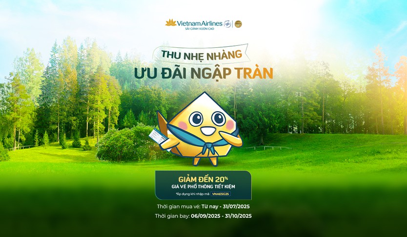 Vietnam Airlines ưu đãi lớn mùa thu: Giá hấp dẫn, trải nghiệm 4 sao - Ảnh 1.