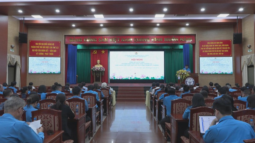 Liên đoàn Lao động TP.HCM kiện toàn tổ chức Công đoàn các xã, phường khu vực Bình Dương cũ - Ảnh 1.