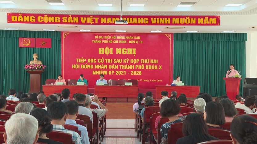 TP.HCM: Tổ đại biểu HĐND TP đơn vị 18 tiếp xúc cử tri 5 phường thuộc quận Tân Phú sau sáp nhập - Ảnh 1.