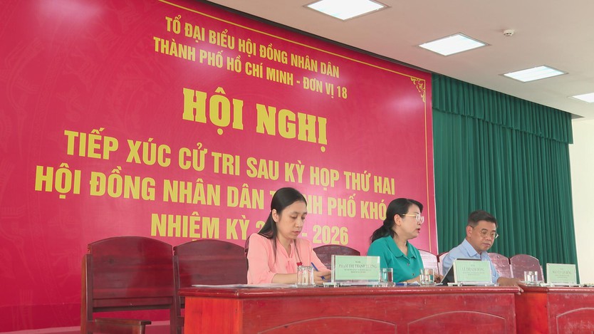 TP.HCM: Tổ đại biểu HĐND TP đơn vị 18 tiếp xúc cử tri 5 phường thuộc quận Tân Phú sau sáp nhập - Ảnh 2.