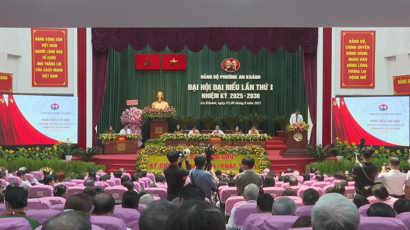 Đại hội Đại biểu Đảng bộ phường An Khánh lần thứ I, nhiệm kỳ 2025-2030 - Ảnh 1.