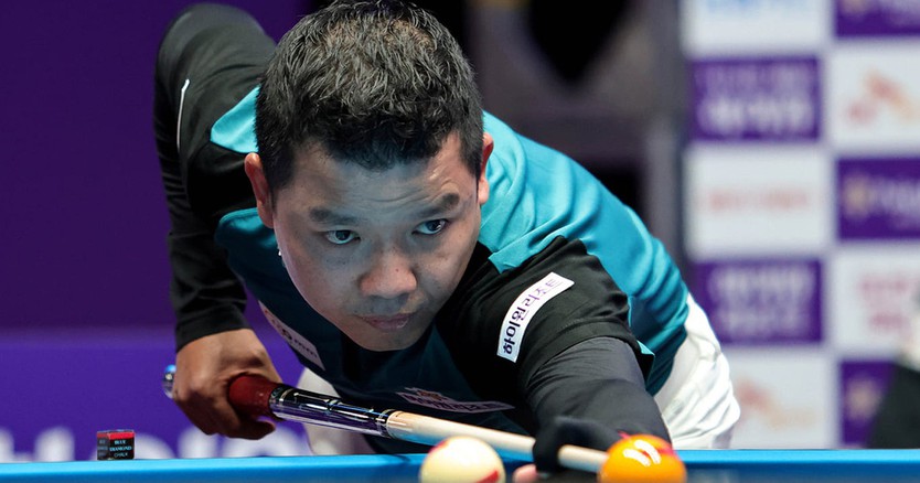 Billiards: Cơ thủ Việt Nam ngược dòng nghẹt thở, đánh bại nhà vô địch Tây Ban Nha- Ảnh 1.