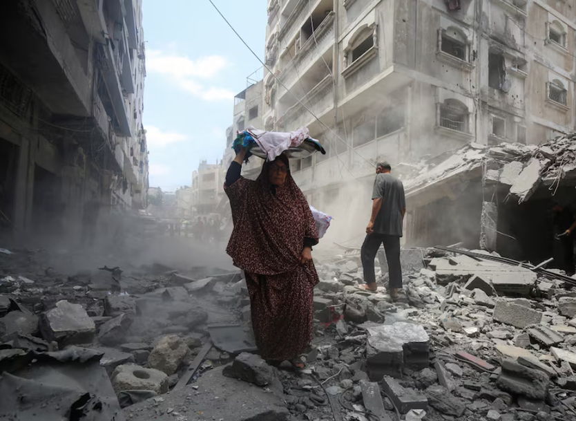 Các nước phản đối Israel tuyên bố kiểm soát Gaza City - Ảnh 1.