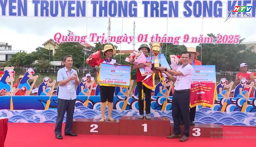 Lễ hội đua - bơi thuyền truyền thống trên sông Kiến Giang 2025- Ảnh 1.