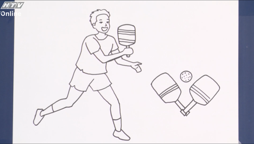 Học vẽ vận động viên pickleball- Ảnh 3.