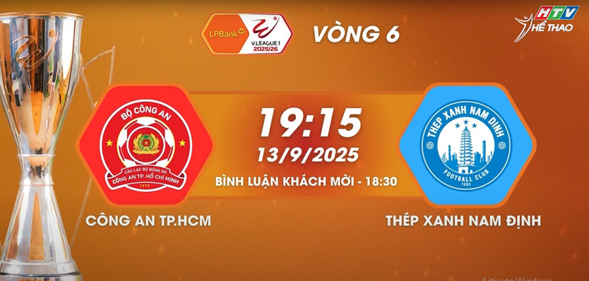Đấu sớm vòng 6 V.League 1: CLB Công An TP.HCM sẵn sàng so tài Thép Xanh Nam Định- Ảnh 1.