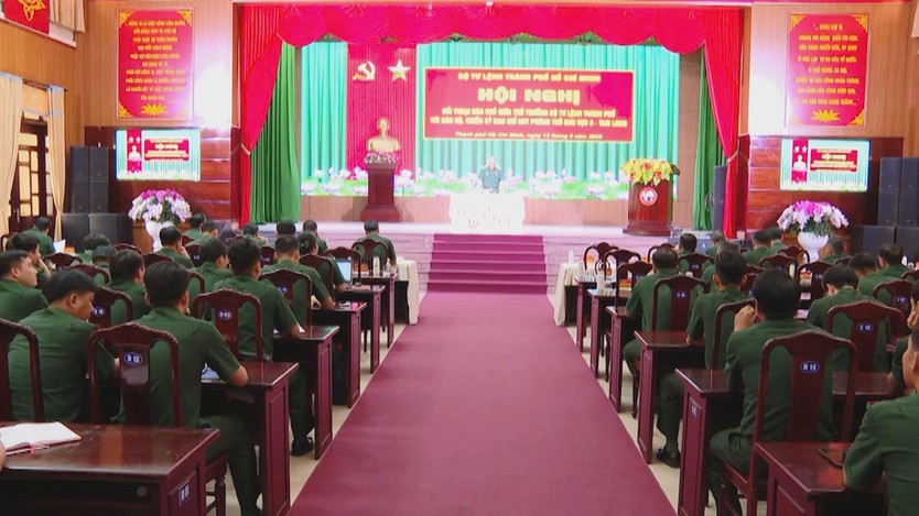 Bộ tư lệnh TP.HCM đối thoại dân chủ với cán bộ, chiến sĩ Ban Chỉ huy Phòng thủ Khu vực 5 - Tam Long- Ảnh 1.