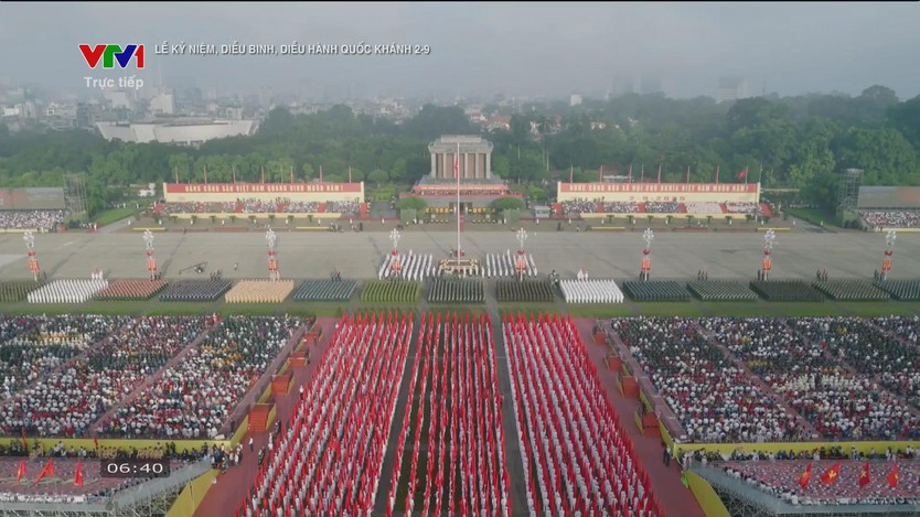 Hùng tráng lễ diễu binh, diễu hành kỷ niệm 80 năm Quốc khánh tại Quảng trường Ba Đình- Ảnh 1.