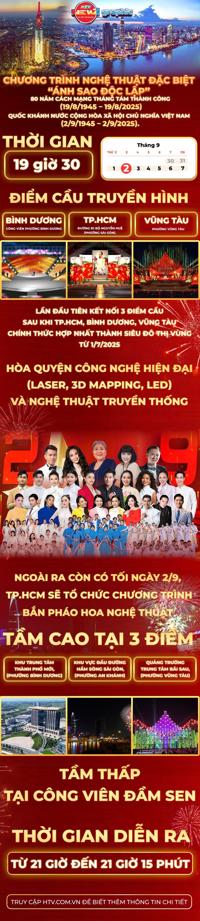"Ánh sao độc lập” – Khúc hùng ca mừng 80 năm Quốc khánh, thăng hoa cùng pháo hoa nghệ thuật - Ảnh 1.